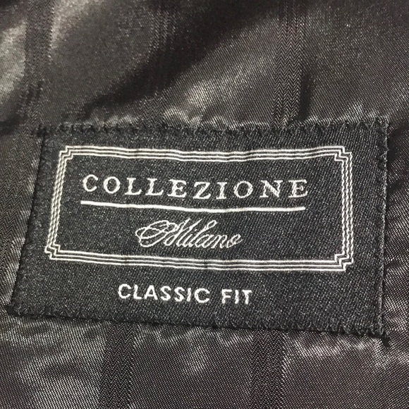 Pinstripe Black Vest unisex fit - Picture 6 of 8